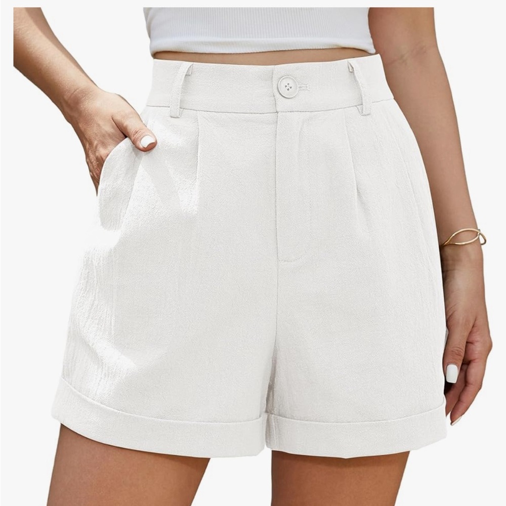 White Linen Short